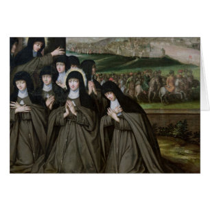 St. Claire with her Sister, Agnes and Nuns