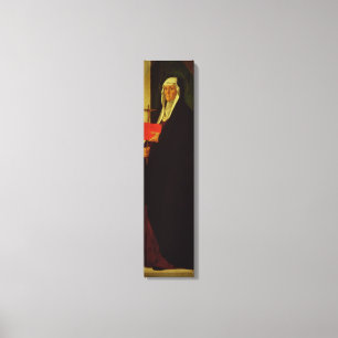St. Clare, c.1485-90 (tempera on panel) Canvas Print