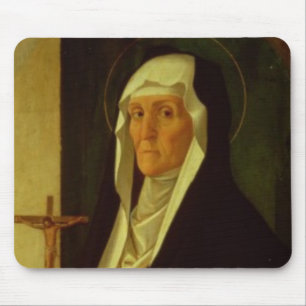 St. Clare, c.1485-90 (tempera on panel) Mouse Pad