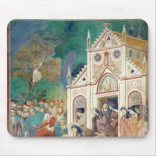 St. Clare Embraces the Body of St. Francis Mouse Pad