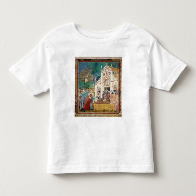 St. Clare Embraces the Body of St. Francis Toddler T-Shirt (Front)