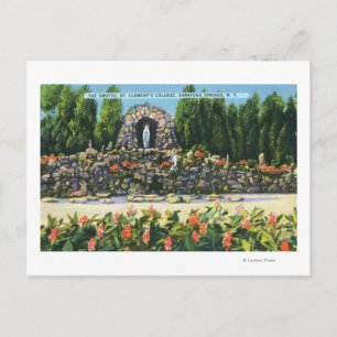 St. Clement's College Grotto Postcard