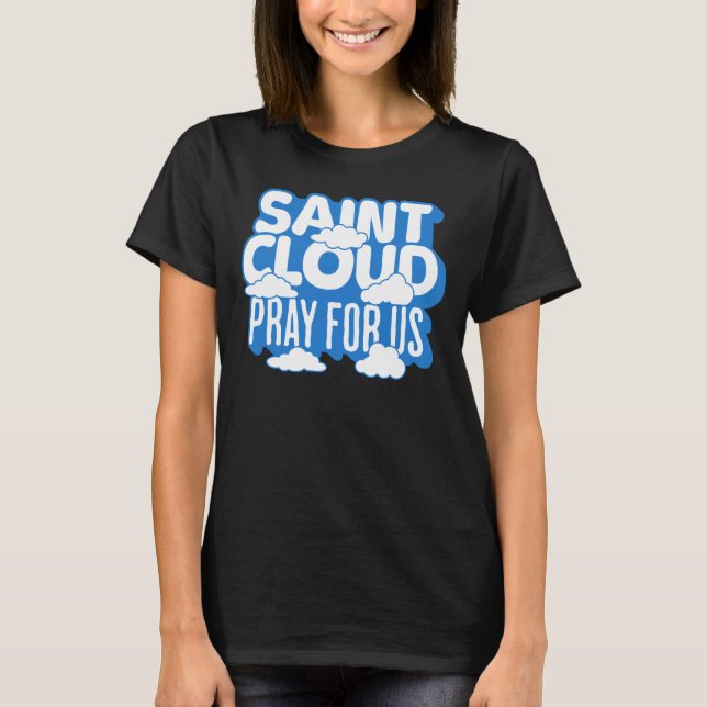 St Cloud Clodoald French Catholic Saints T-Shirt (Front)