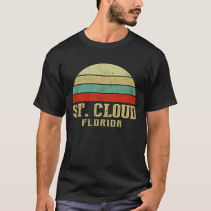 ST.-CLOUD FLORIDA Vintage Retro Sunset T-Shirt