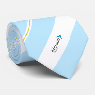 St.Cloud (Minnesota) city flag Neck Tie