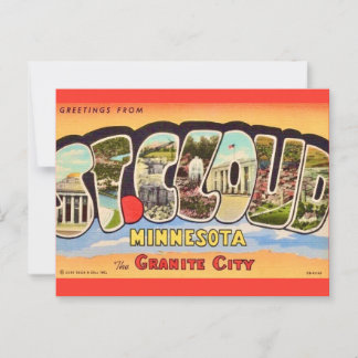St Cloud Minnesota Greeting Postcard