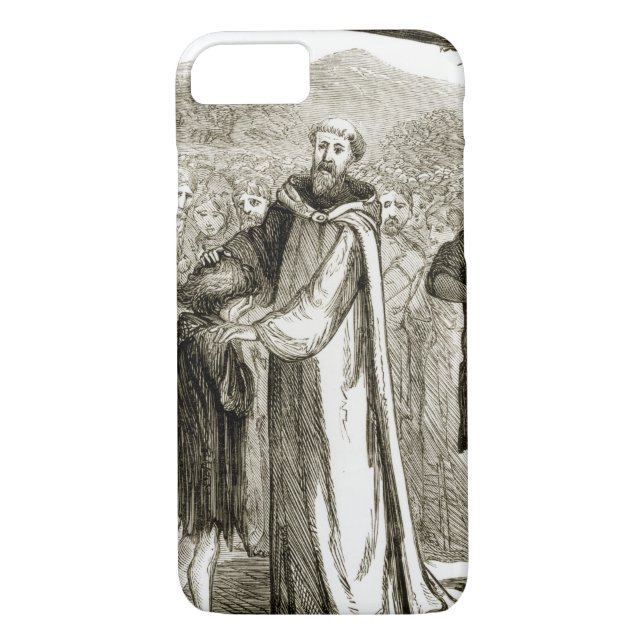 St. Columba blesses a wild boy, from 'The Trias Th Case-Mate iPhone Case (Back)
