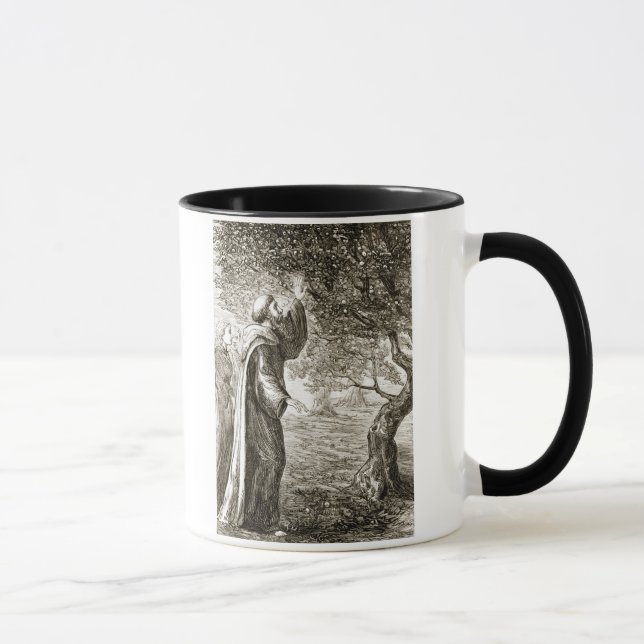 St. Columba changes bitter fruit into sweet, from Mug (Right)