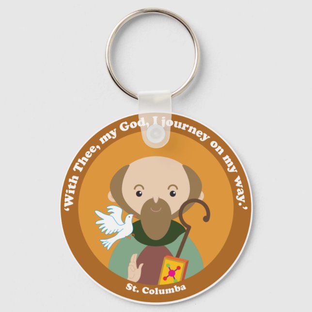 St. Columba Key Ring (Front)