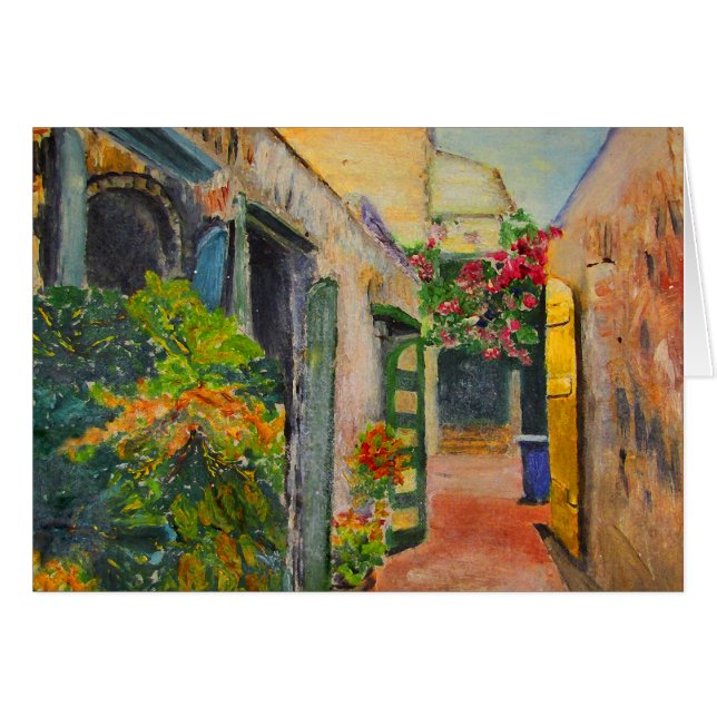 St. Croix Alley Blank Card (Front Horizontal)