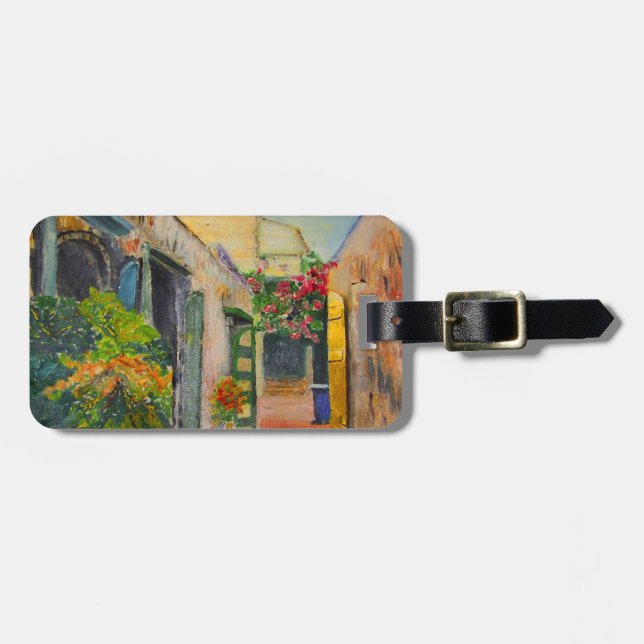 St. Croix Alley Luggage Tag (Front Horizontal)