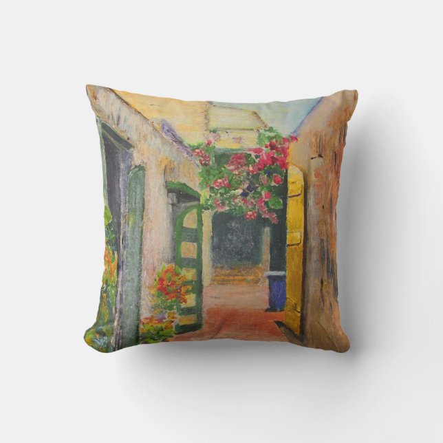 St. Croix Alley Outdoor Pillow (Front)