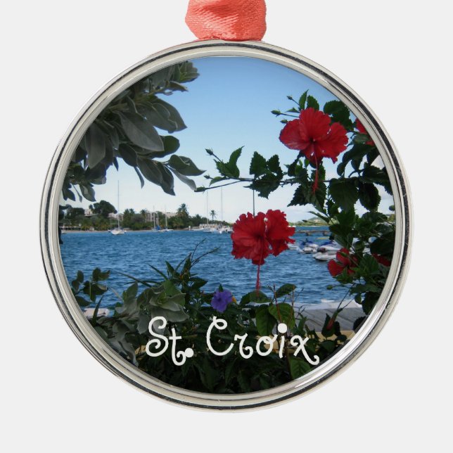 St. Croix Metal Tree Decoration (Front)