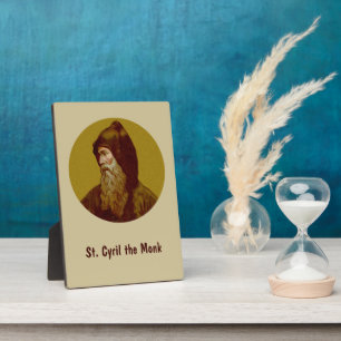 St. Cyril the Monk  (M 002) 5"x7" Vertical Plaque