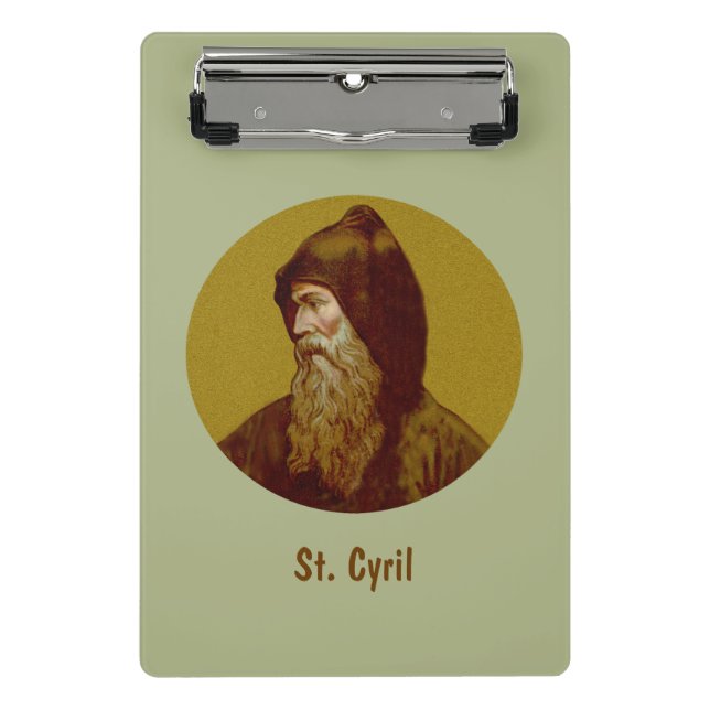 St. Cyril the Monk (M 002) Mini Clipboard (Front)
