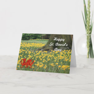 St. David's Day Daffodils Card
