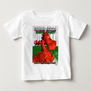 St. David's Day, Welsh Card, Dydd Gwyl Dewi Sant Baby T-Shirt