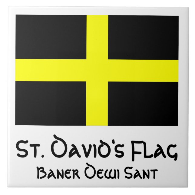 St. David's Flag Tile (Front)