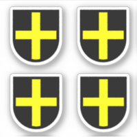 St. David's Shield 4-Up Contour