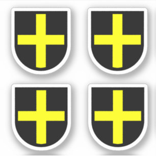 St. David's Shield 4-Up Contour