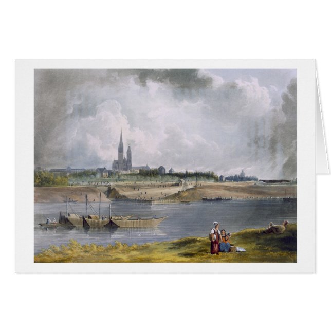 St. Denis, from 'Views on the Seine', engraved by (Front Horizontal)