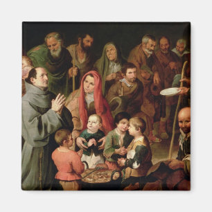 St. Diego of Alcala Giving Food to the Poor Magnet