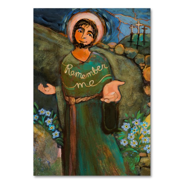 St. Dismas, the Good Thief Prayer Card (Front)