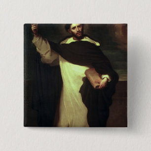St. Dominic 15 Cm Square Badge