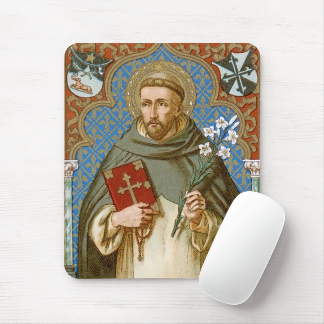 St. Dominic de Guzman (BK 011) Mouse Pad (With Mouse)