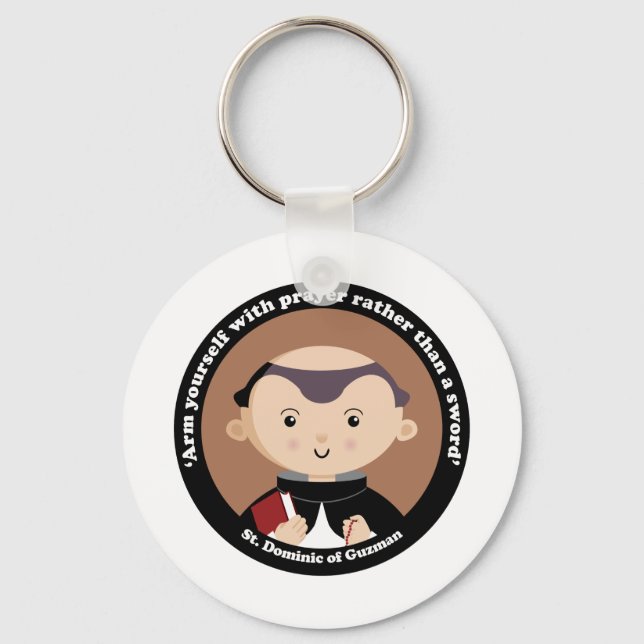 St. Dominic of Guzman Key Ring (Front)
