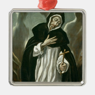 St.Dominic of Guzman Metal Tree Decoration