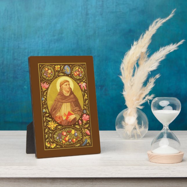 St. Dominic (PM 02) 5"x7" Plaque 1 with Easel (Side)