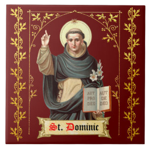 St. Dominic Preaching (BEN 002) Tile