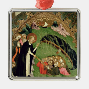St. Dominic Rescuing Shipwrecked Metal Tree Decoration
