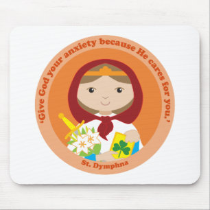St. Dymphna Mouse Pad
