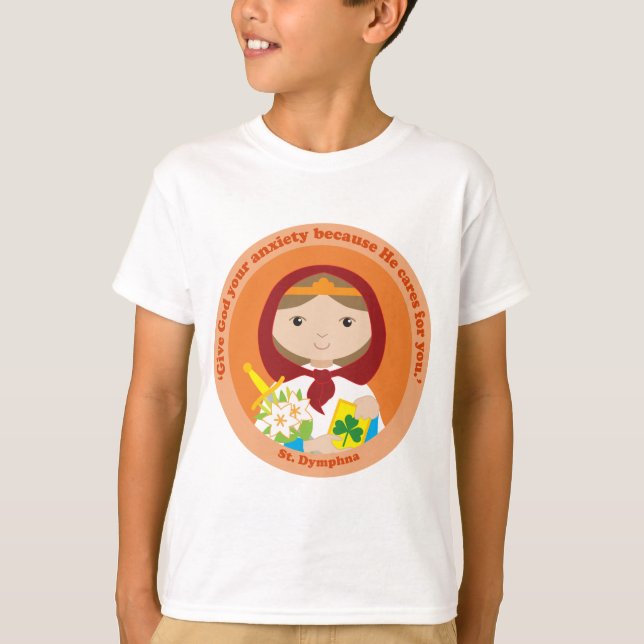 St. Dymphna T-Shirt (Front)