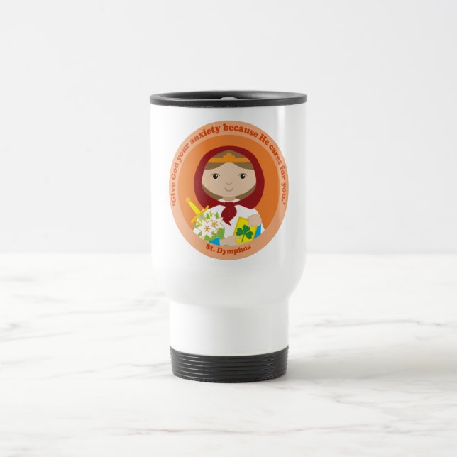 St. Dymphna Travel Mug (Center)