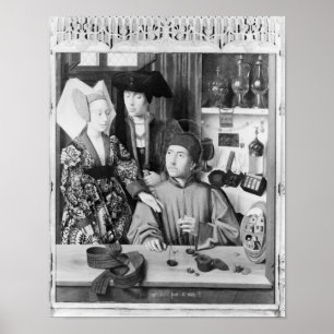 St. Eligius as a goldsmith Poster