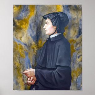 St Elizabeth Ann Seton Catholic Saint  Poster