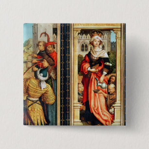 St. Elizabeth of Hungary 15 Cm Square Badge