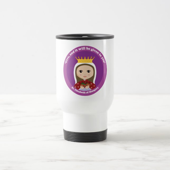 St. Elizabeth of Hungary Travel Mug (Center)