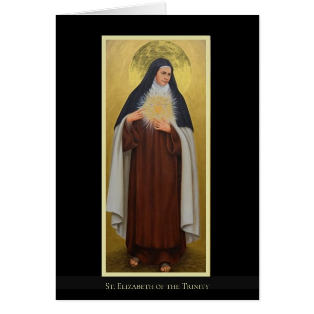 St. Elizabeth of the Trinity Carmelite Saint (Front)