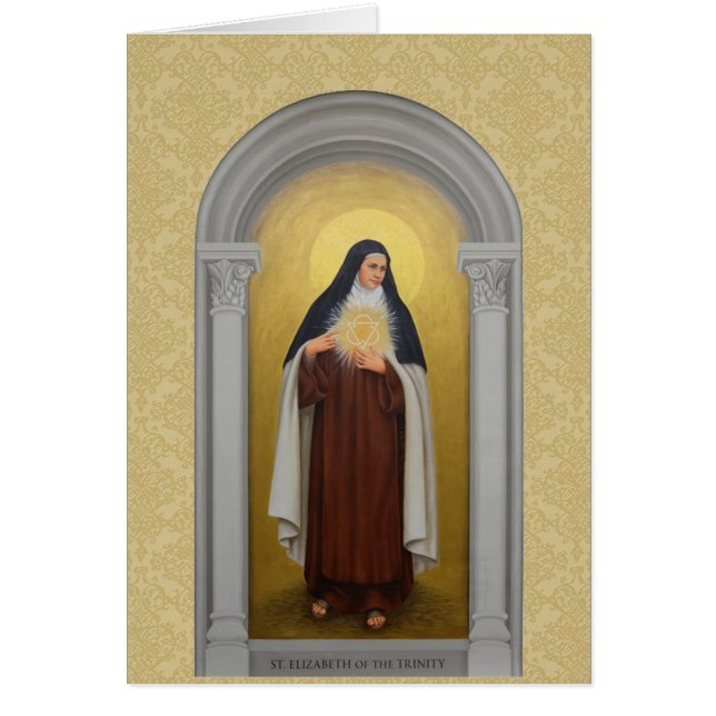 St. Elizabeth of the Trinity Carmelite Saint (Front)