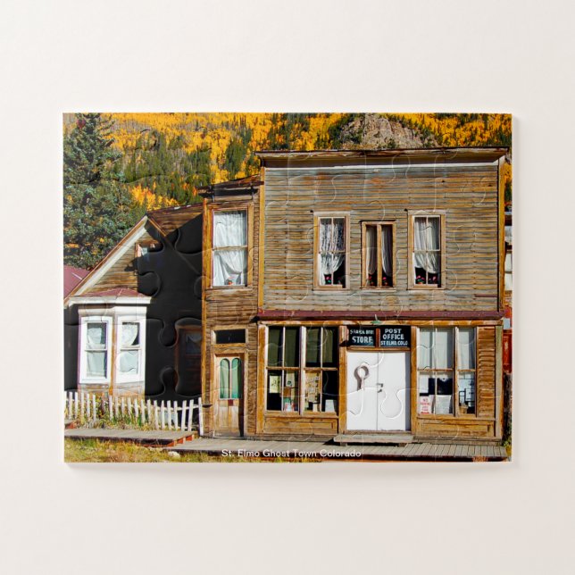 St. Elmo Ghost Town Colorado Jigsaw Puzzle (Horizontal)