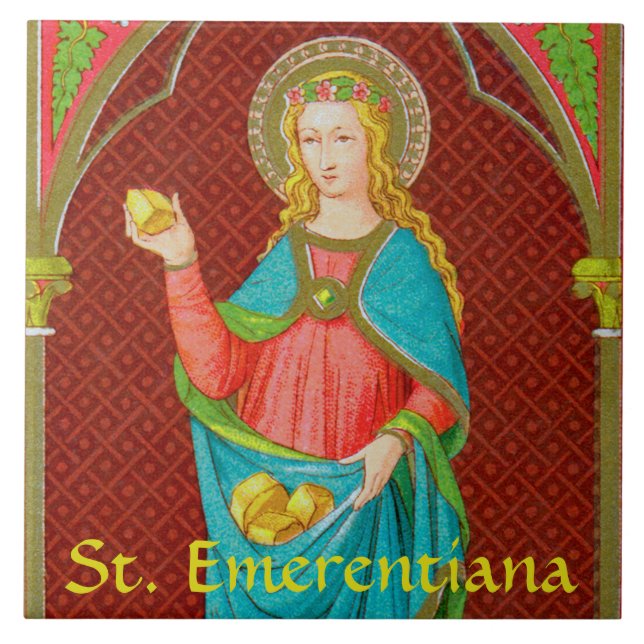 St. Emerentiana of Rome (SAU 36) Tile (Front)
