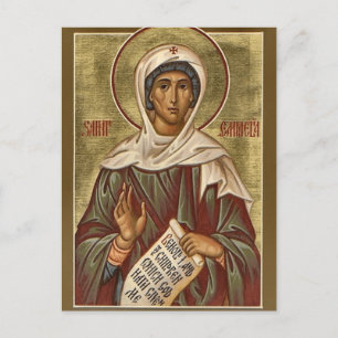 St. Emilia Orthodox Christian Icon Postcard