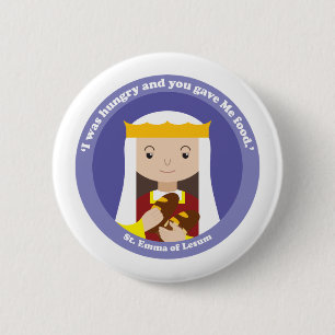 St. Emma of Lesum 6 Cm Round Badge