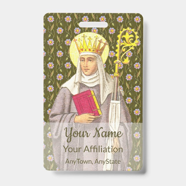 St. Etheldreda (Audrey) (P 003) ID Badge (Front)