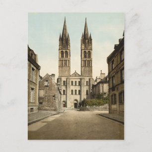St Etienne Church, Caen, France Postcard