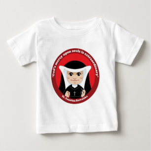 St. Faustina Kowalska Baby T-Shirt